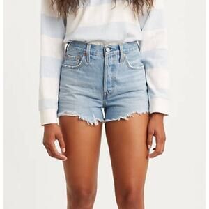 Levi’s Luxor Heat Light Wash High Rise Cut Offs